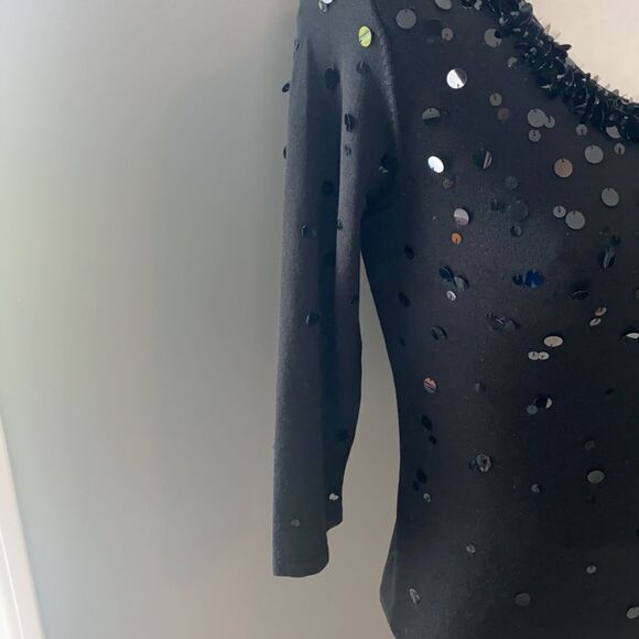 Talbots sequin top - Picture 3 of 9